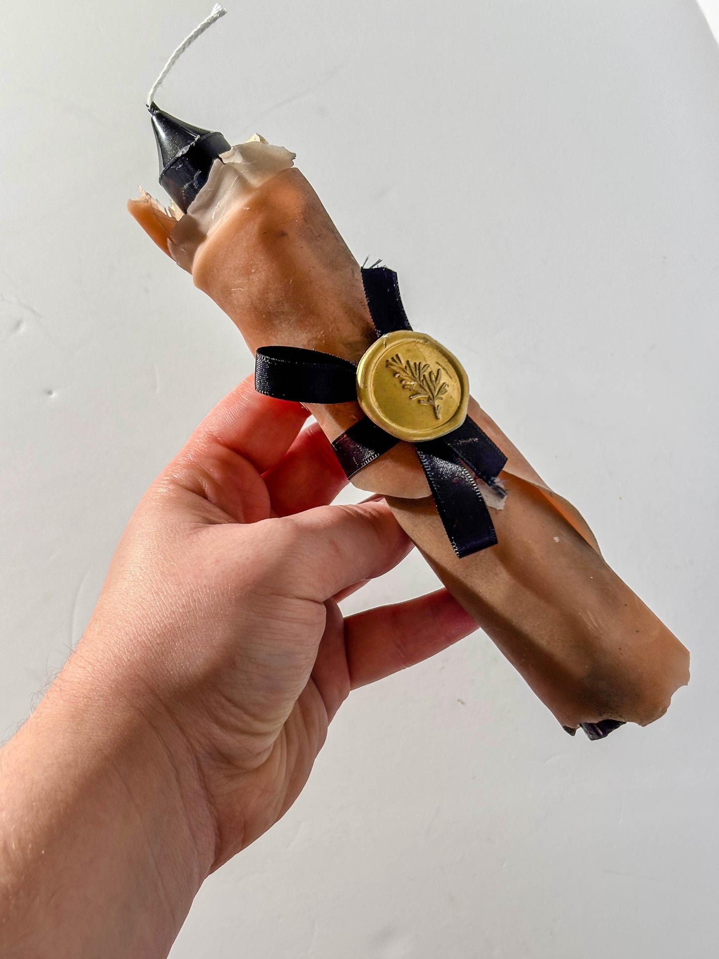 Gothic fantasy medieval parchment candle