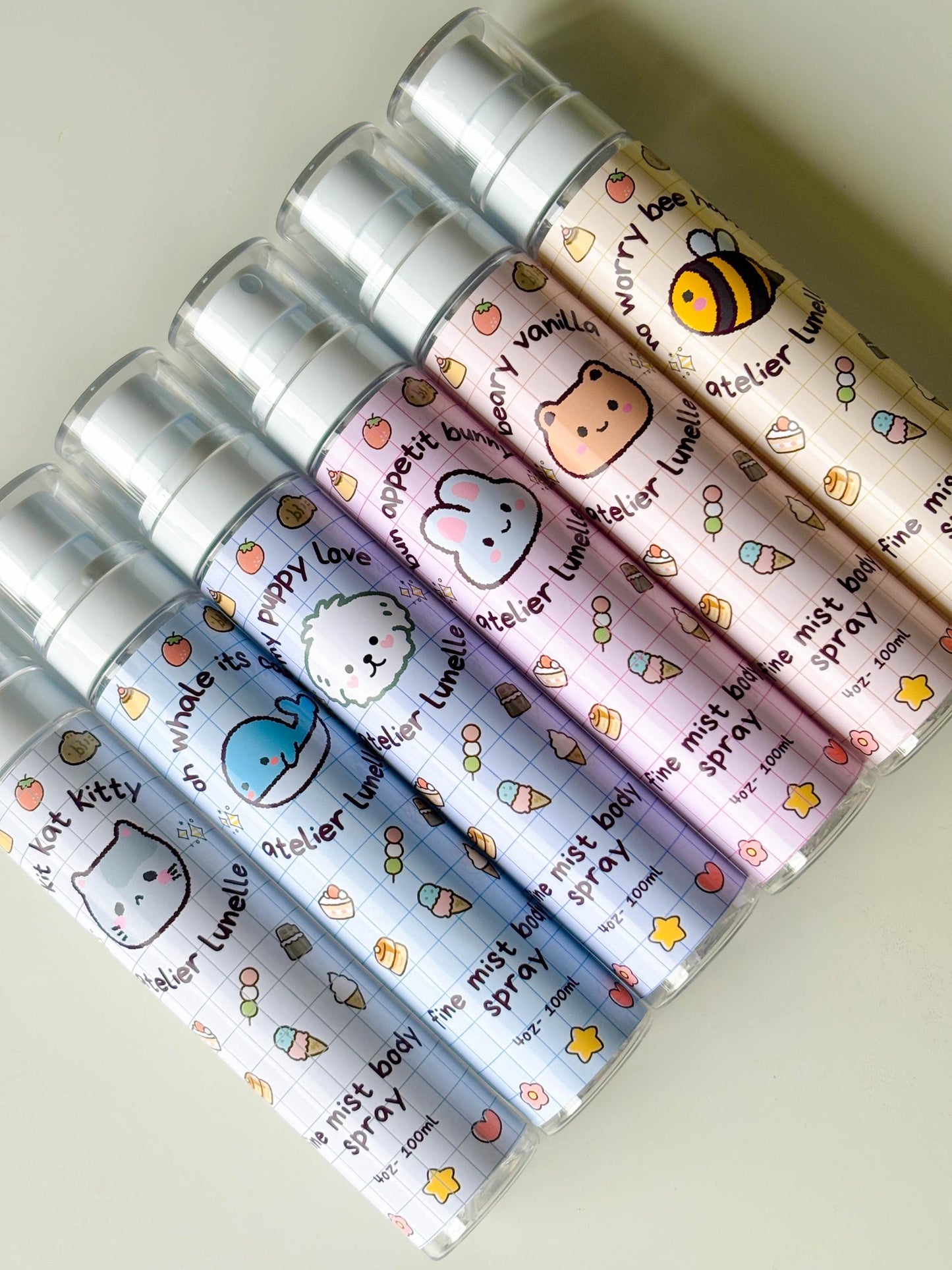 Super Cute Gourmand body mists
