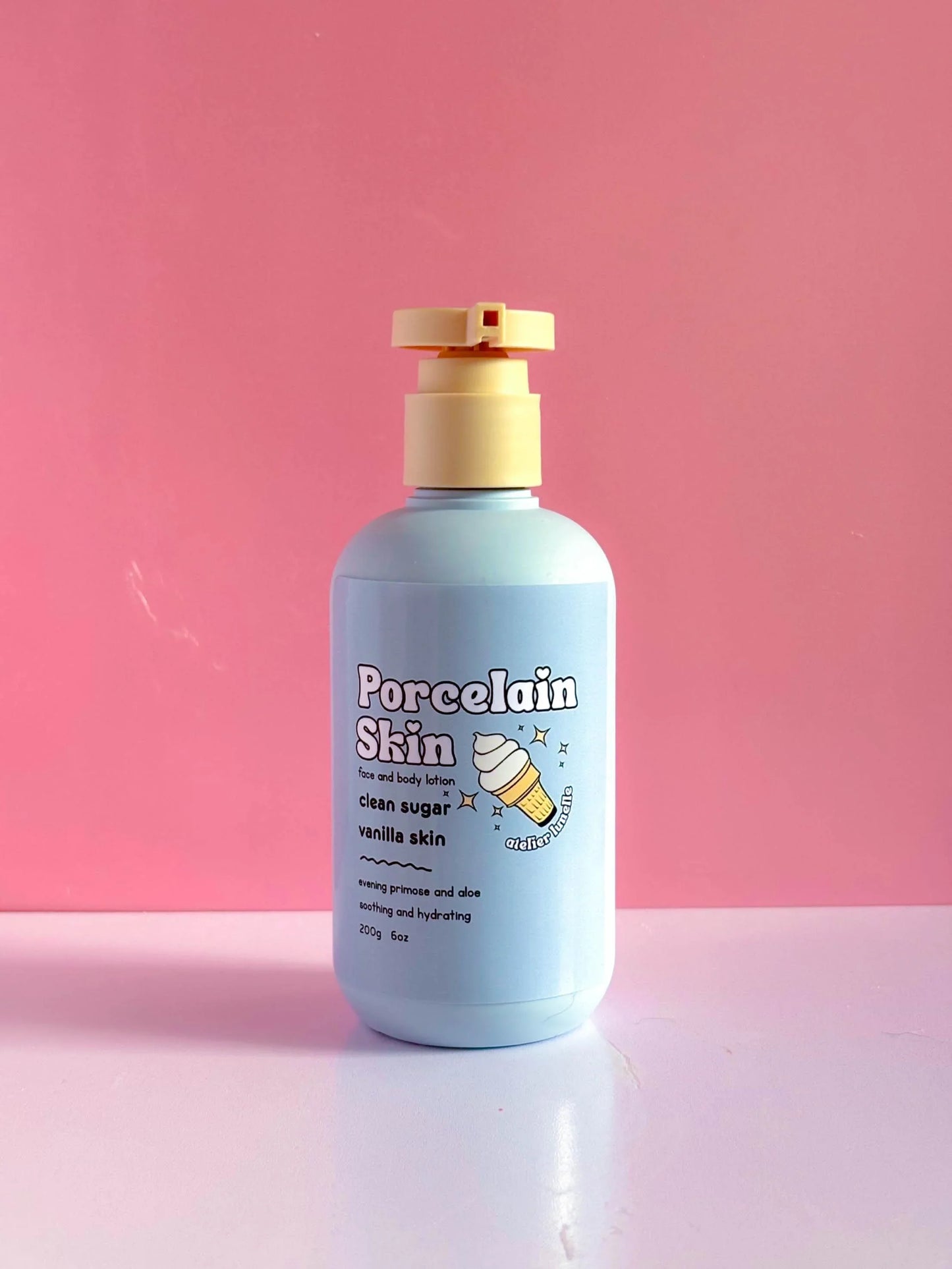 Vanilla buttercream hydrating lotion for sensitive skin