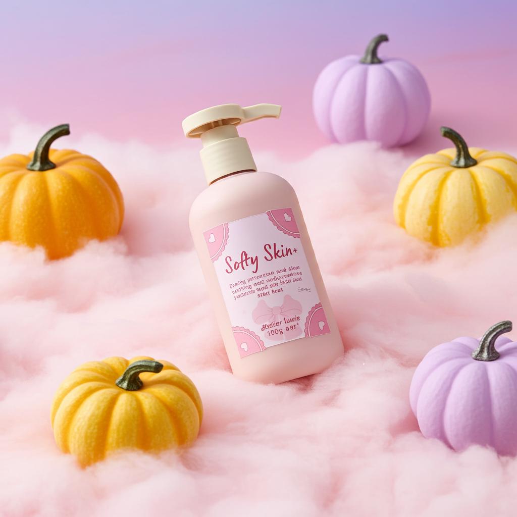 Fall pumpkin and maple syrup gentle body lotion