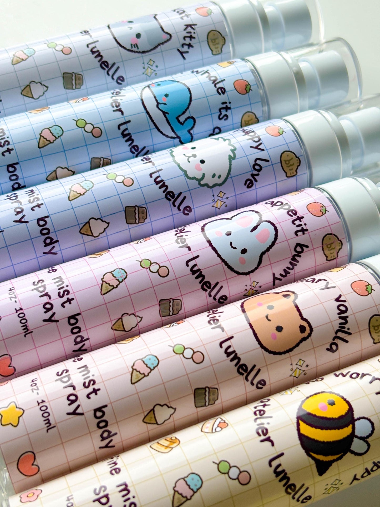 Super Cute Gourmand body mists