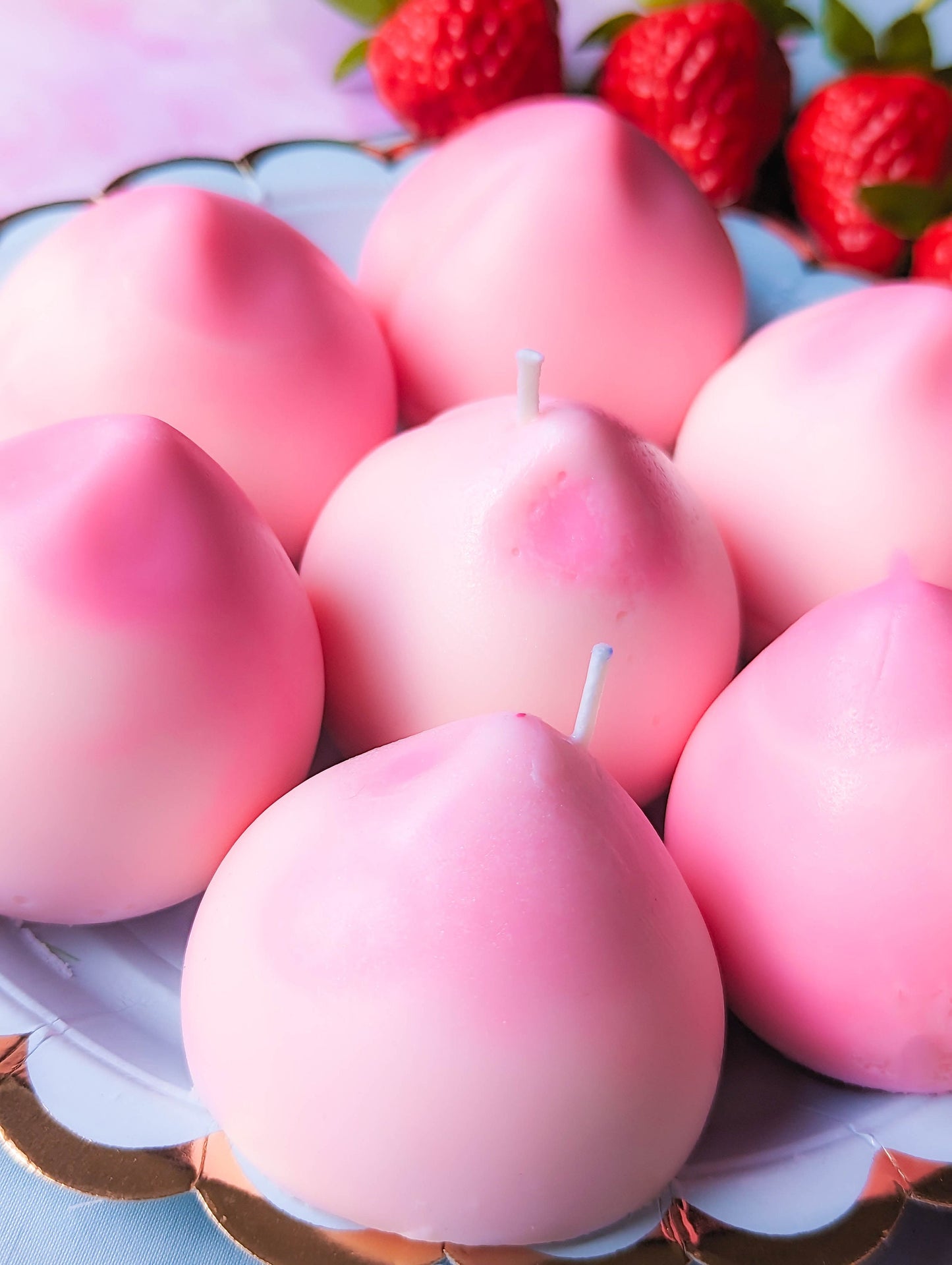 Cute fragrant peach wax melts
