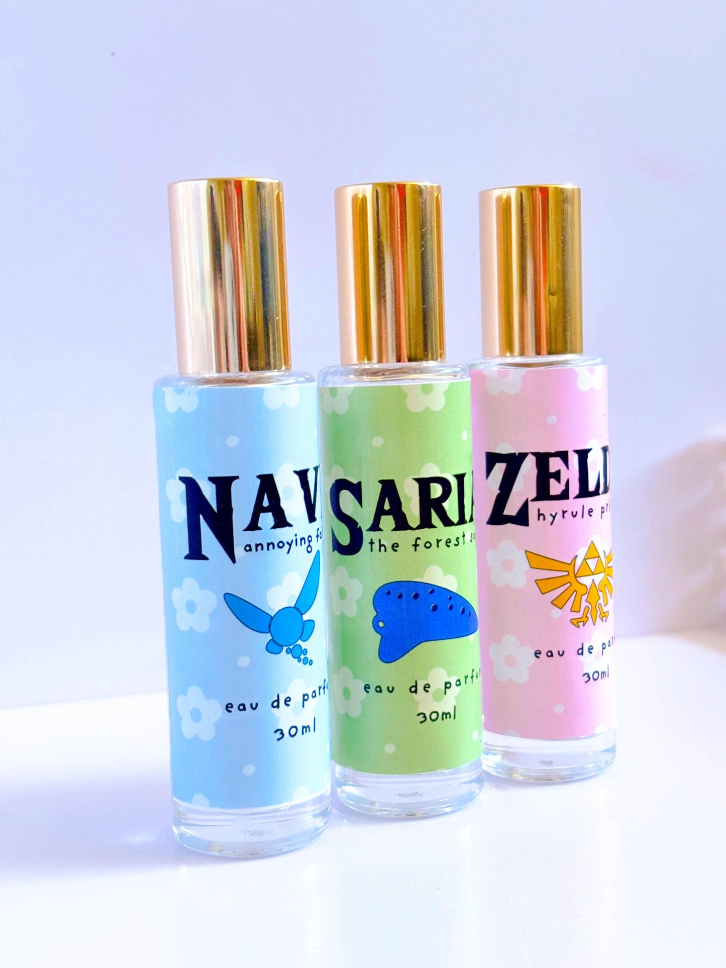 Zelda navi vanilla sweet flowers nerdy perfume