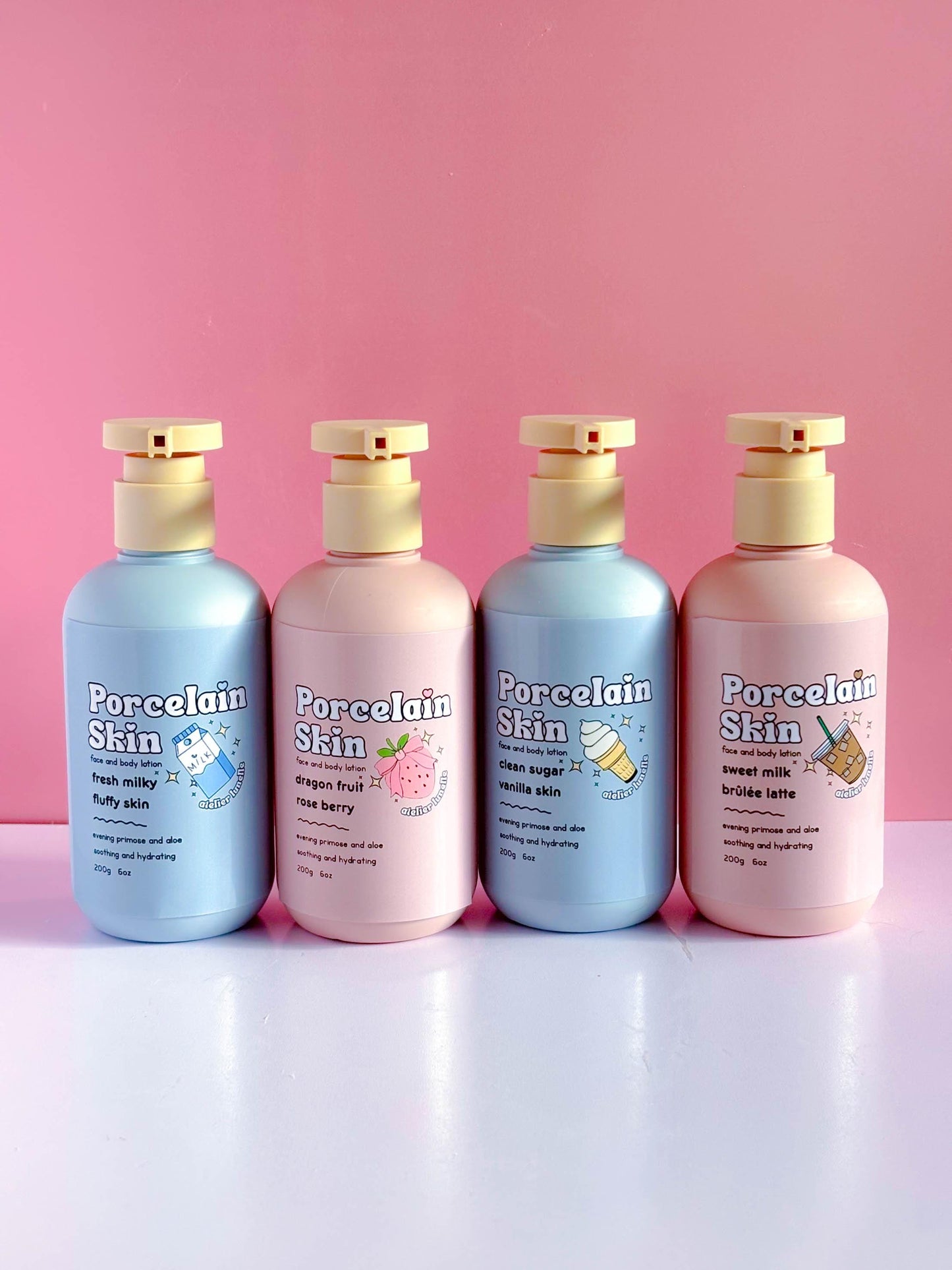 Coconut cake hydrating lotion for sensitive skin
