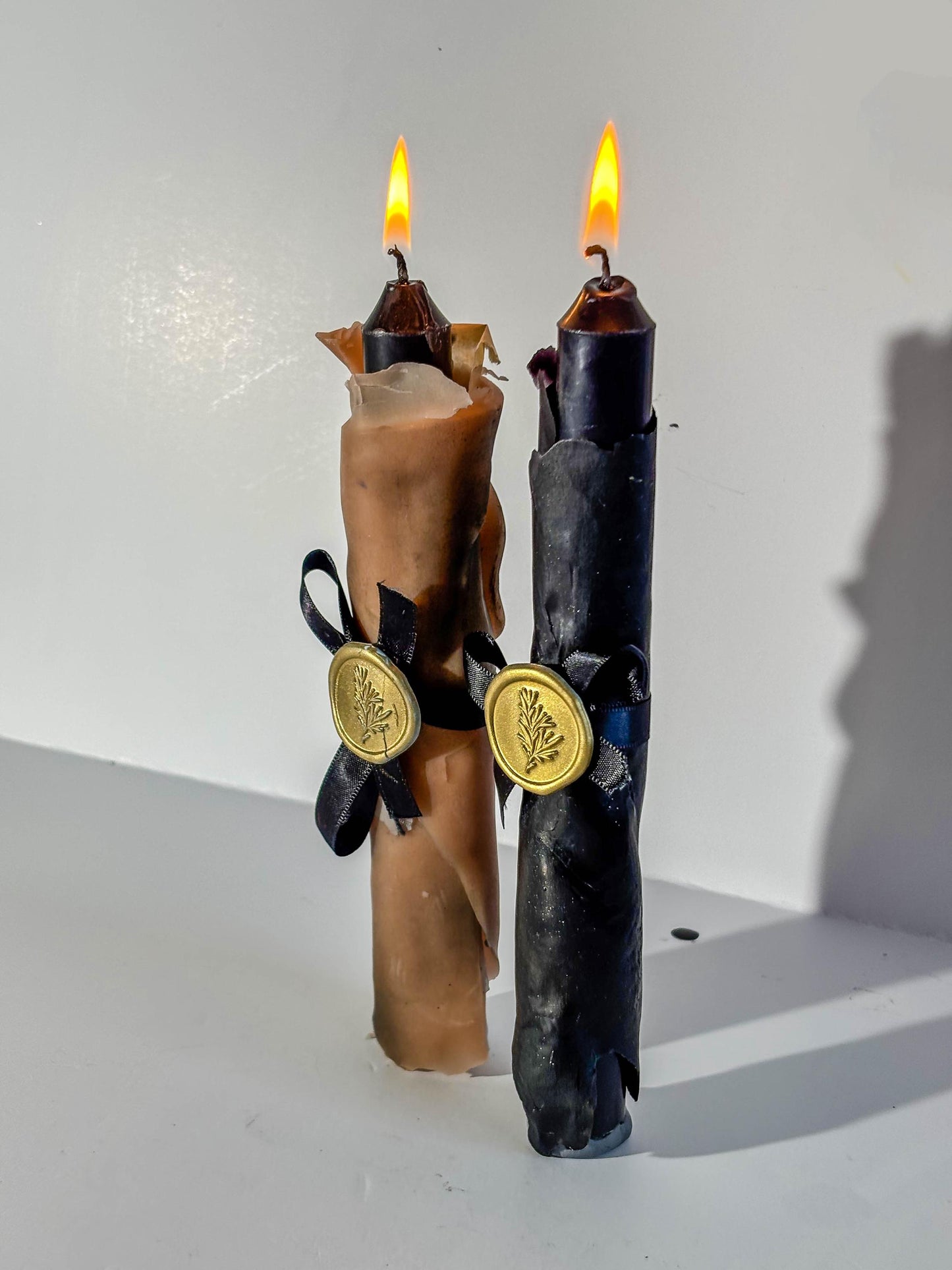 Gothic fantasy medieval parchment candle