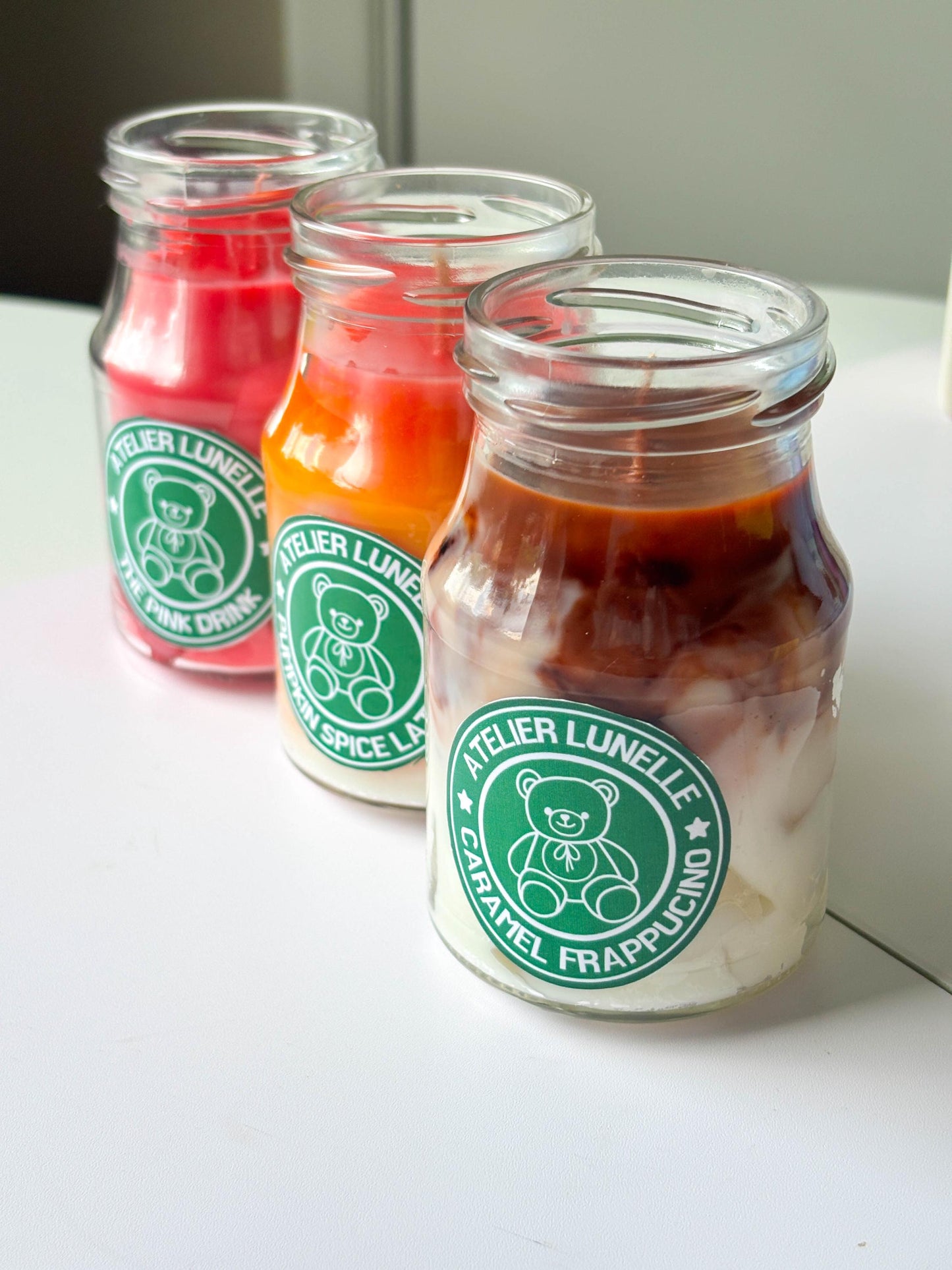 Starbucks drink candles