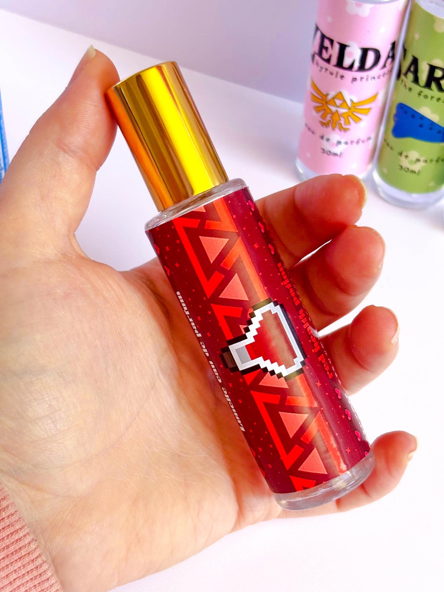 Zelda red potion strawberry chocolate nerdy perfume