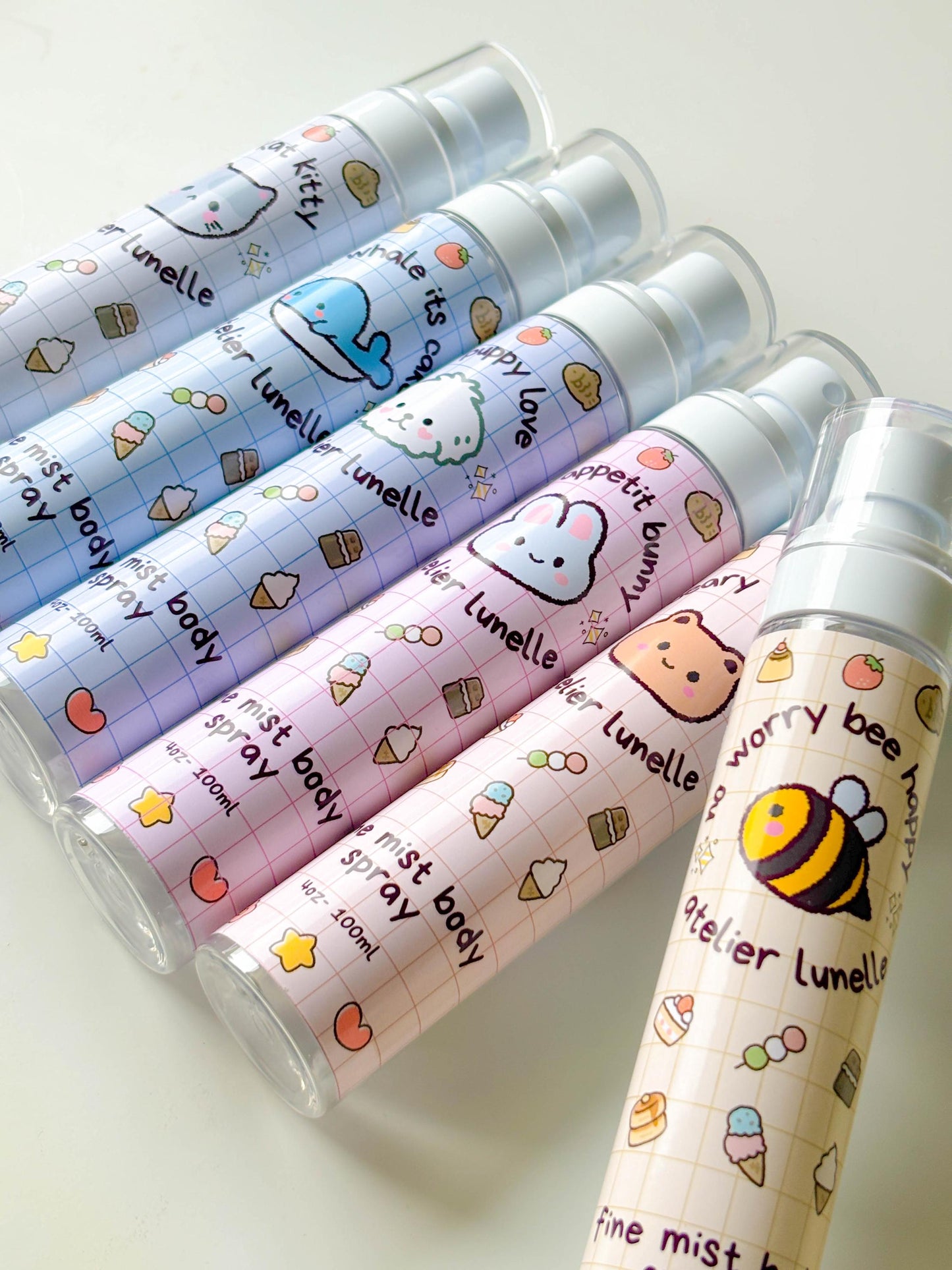 Super Cute Gourmand body mists