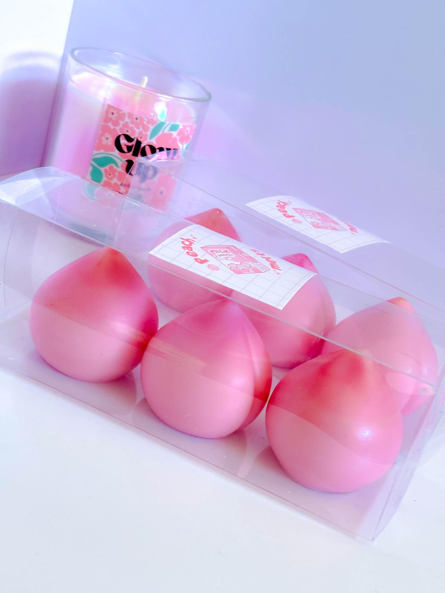 Cute fragrant peach wax melts
