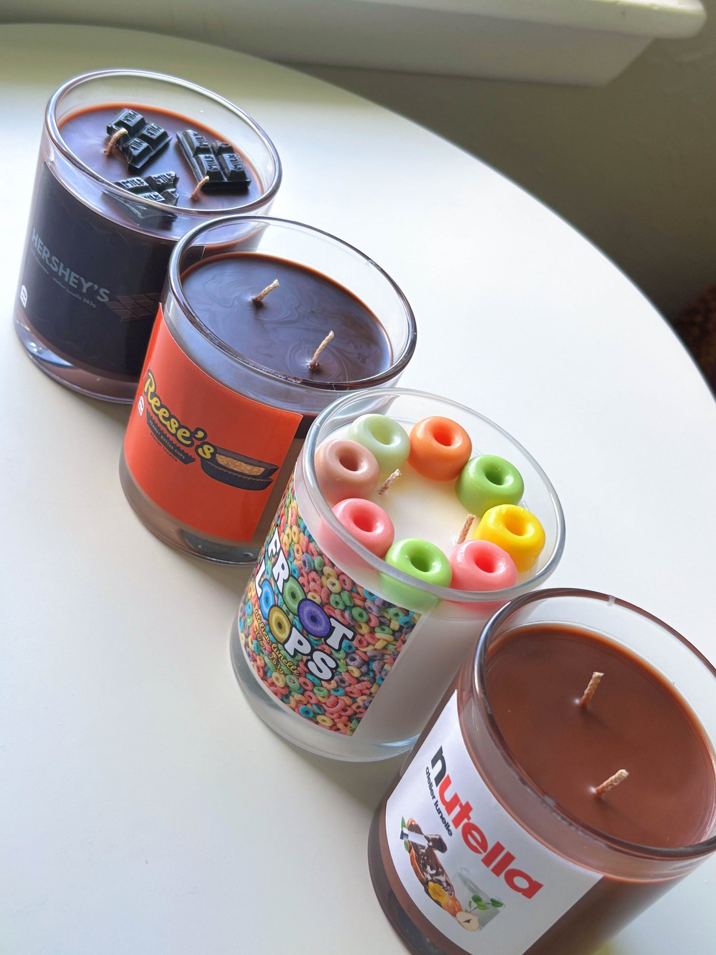 Nutella, Reese’s, Hershey’s & Froot Loops Candle Pack