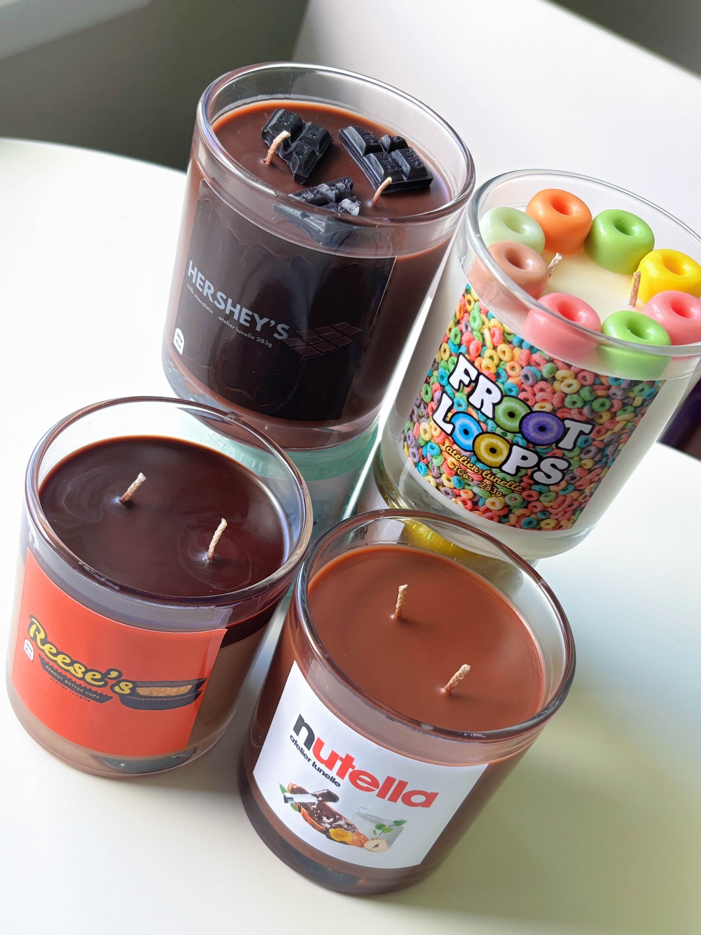 Nutella, Reese’s, Hershey’s & Froot Loops Candle Pack