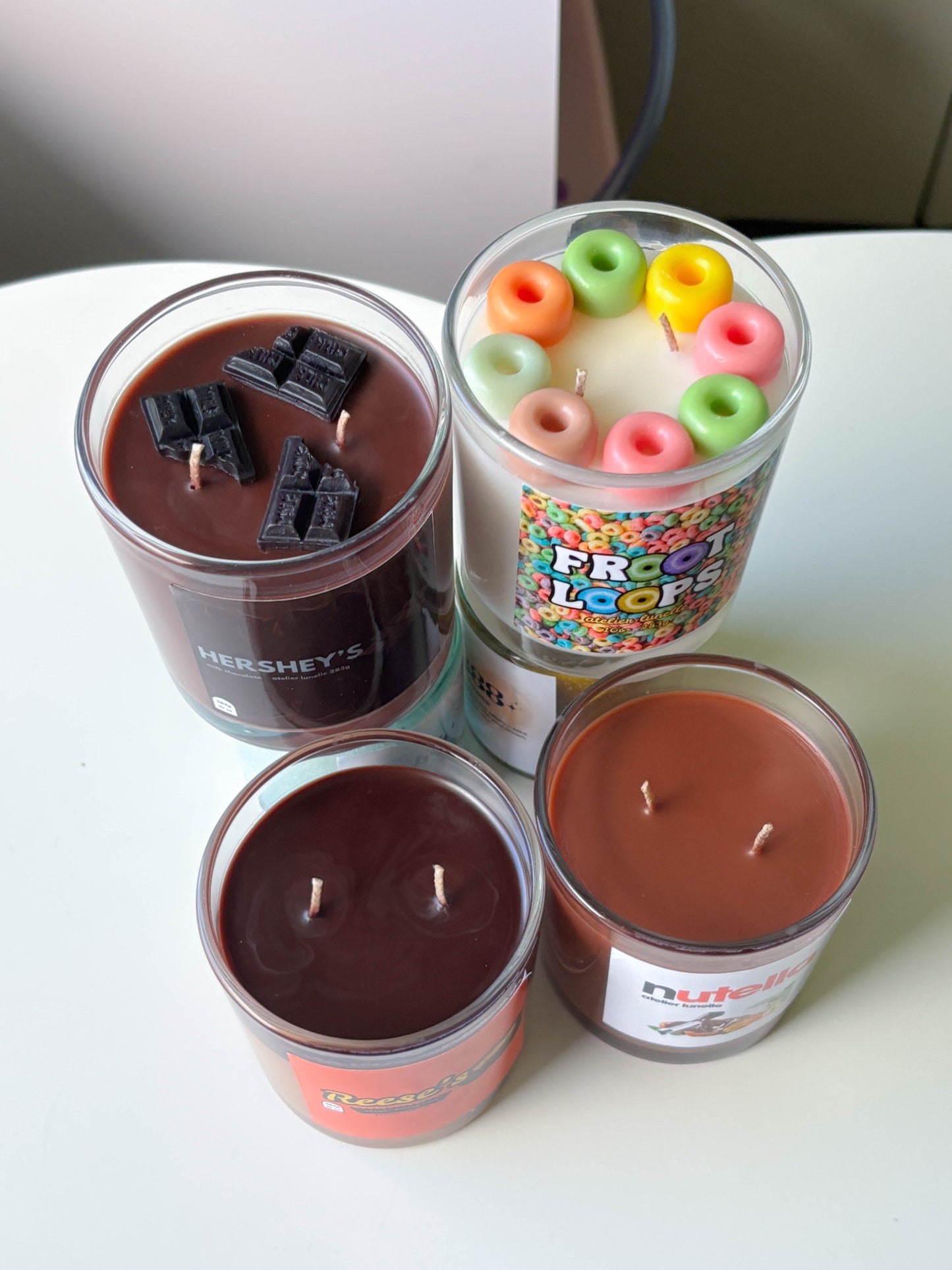 Nutella, Reese’s, Hershey’s & Froot Loops Candle Pack