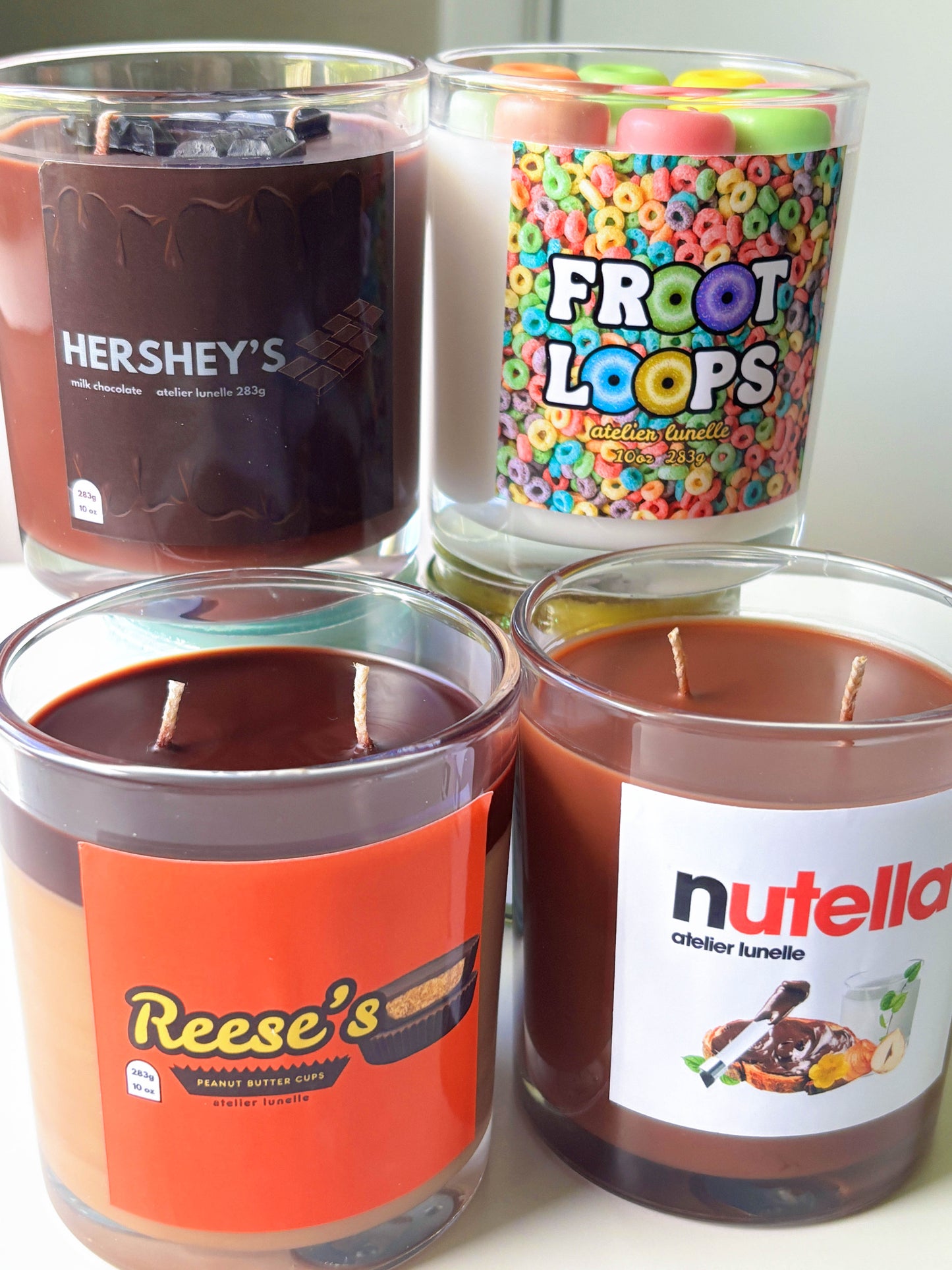 Nutella, Reese’s, Hershey’s & Froot Loops Candle Pack