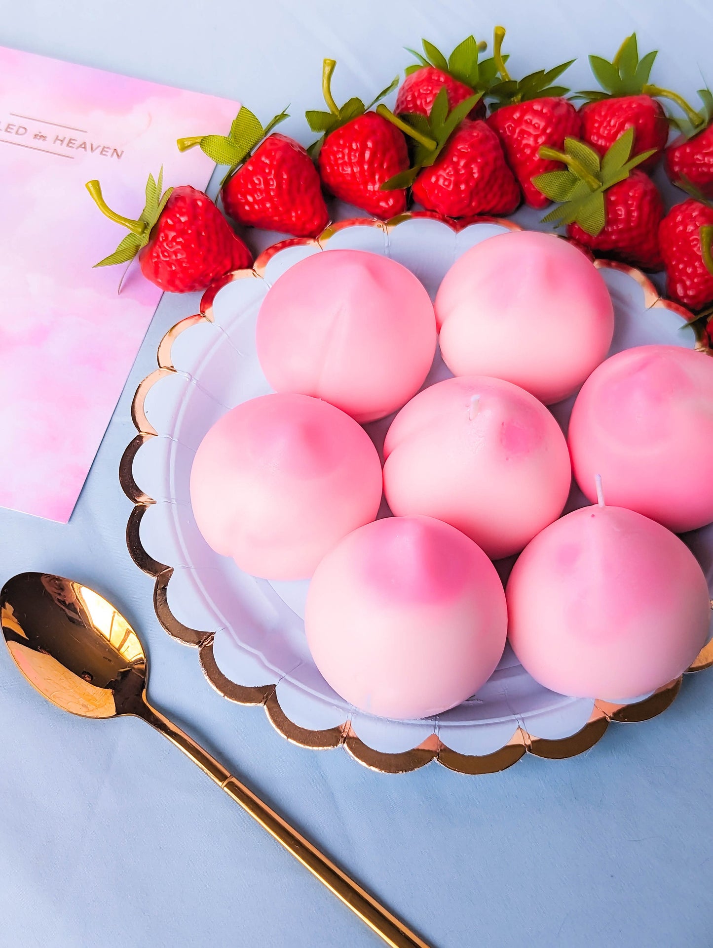 Cute fragrant peach wax melts