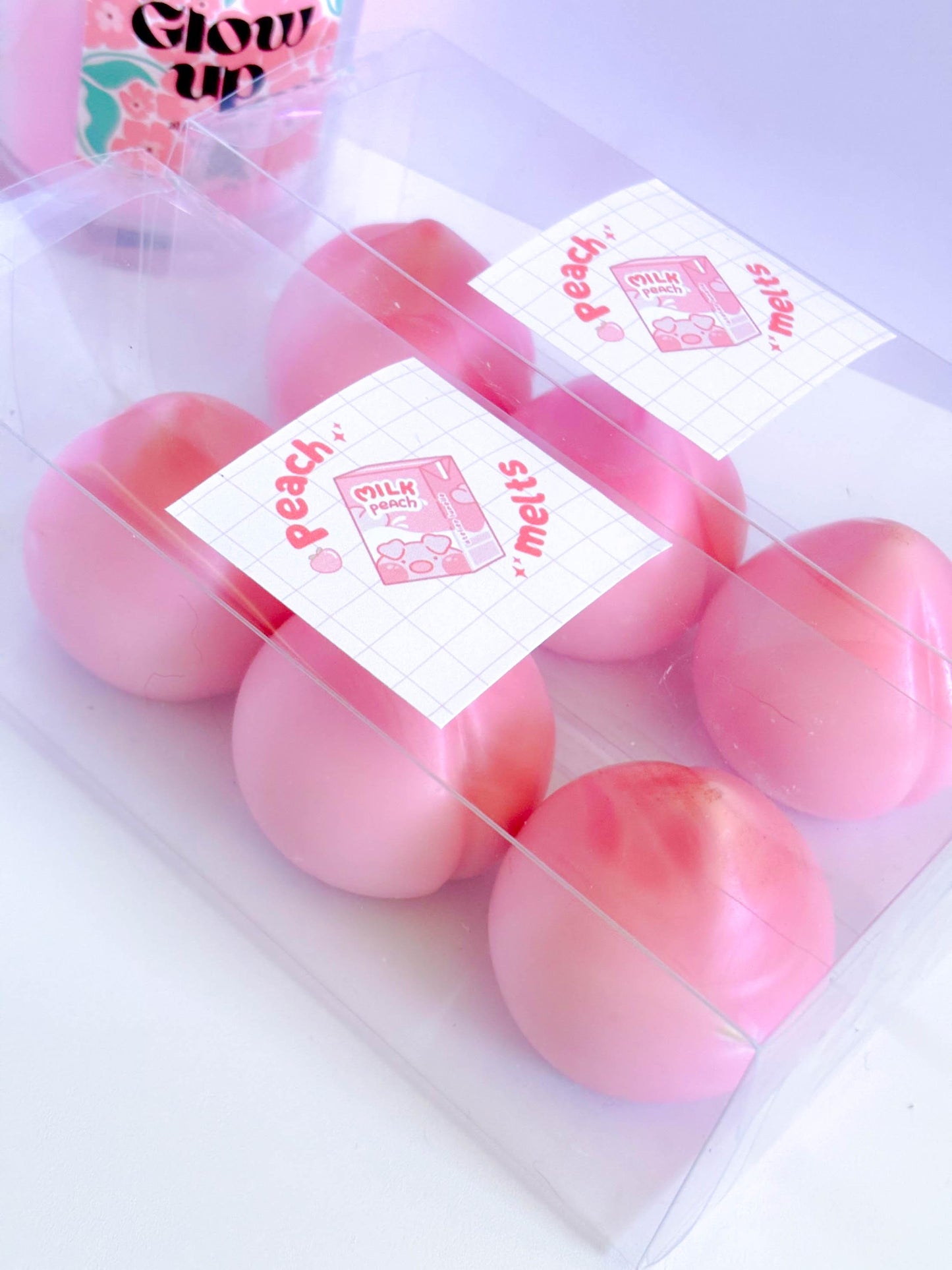 Cute fragrant peach wax melts