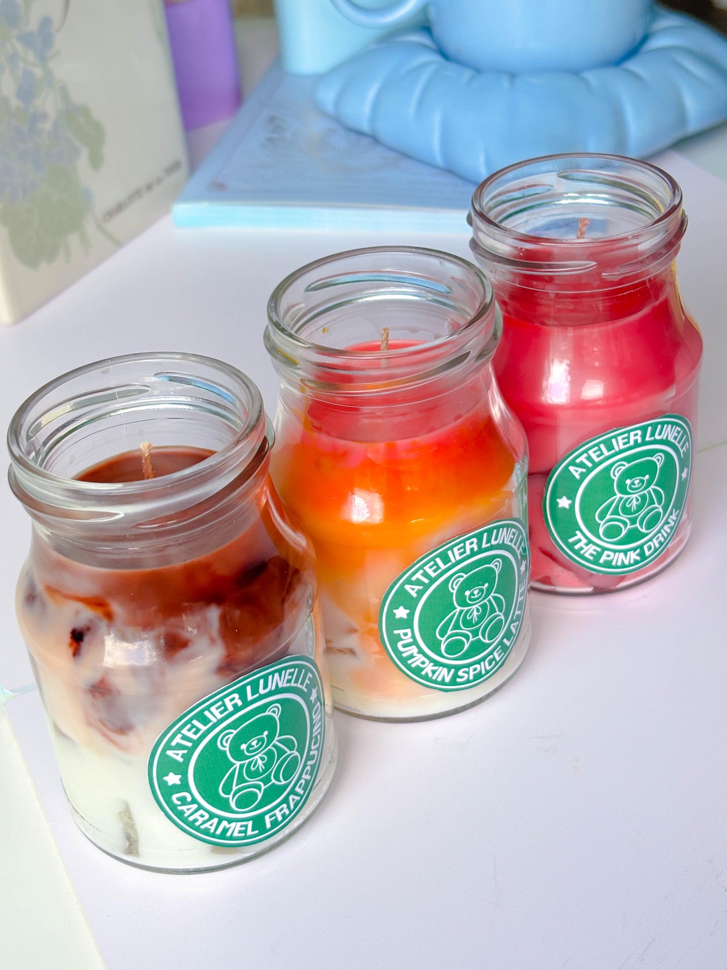 Starbucks drink candles
