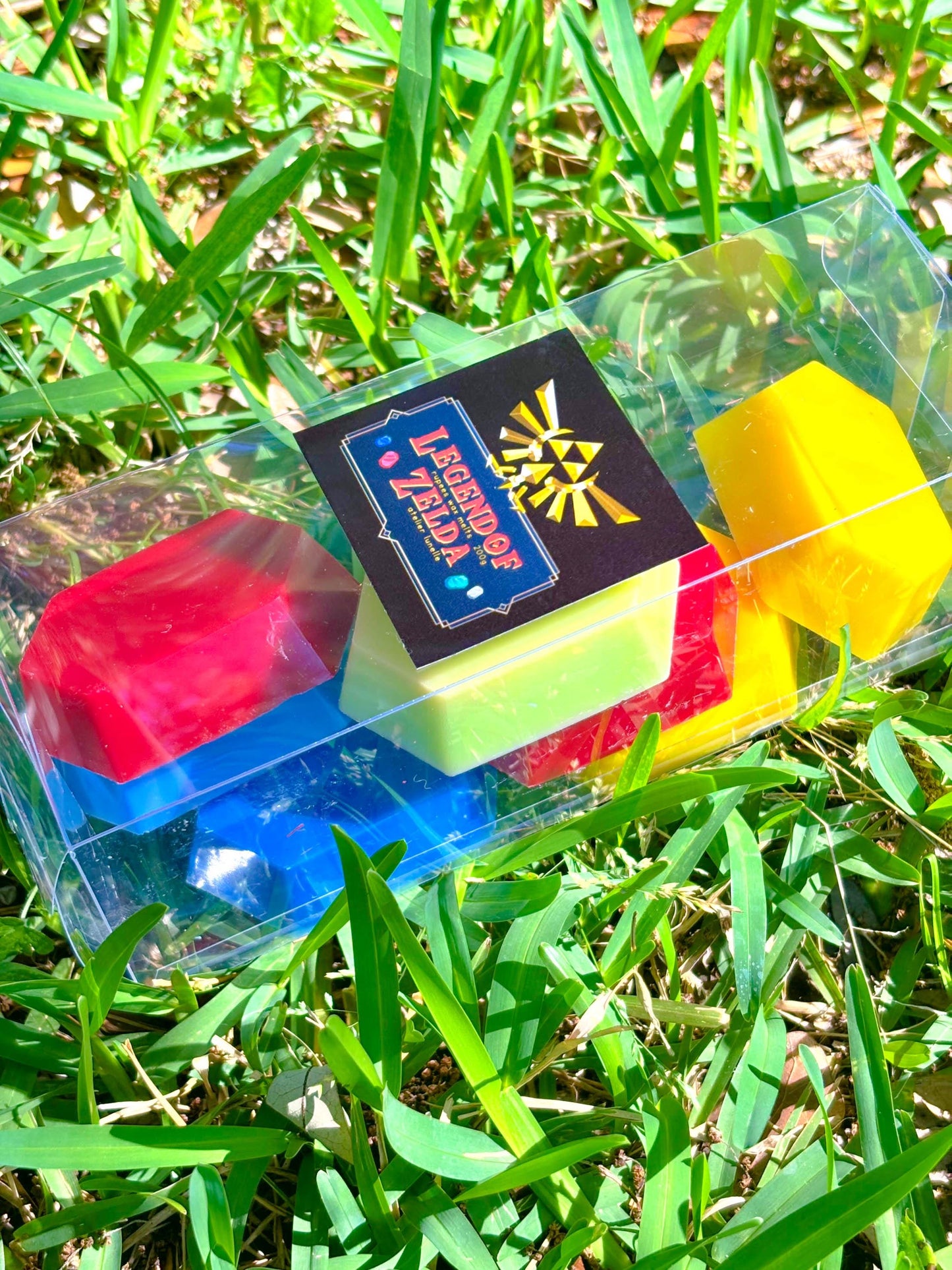 Zelda rupee wax melts