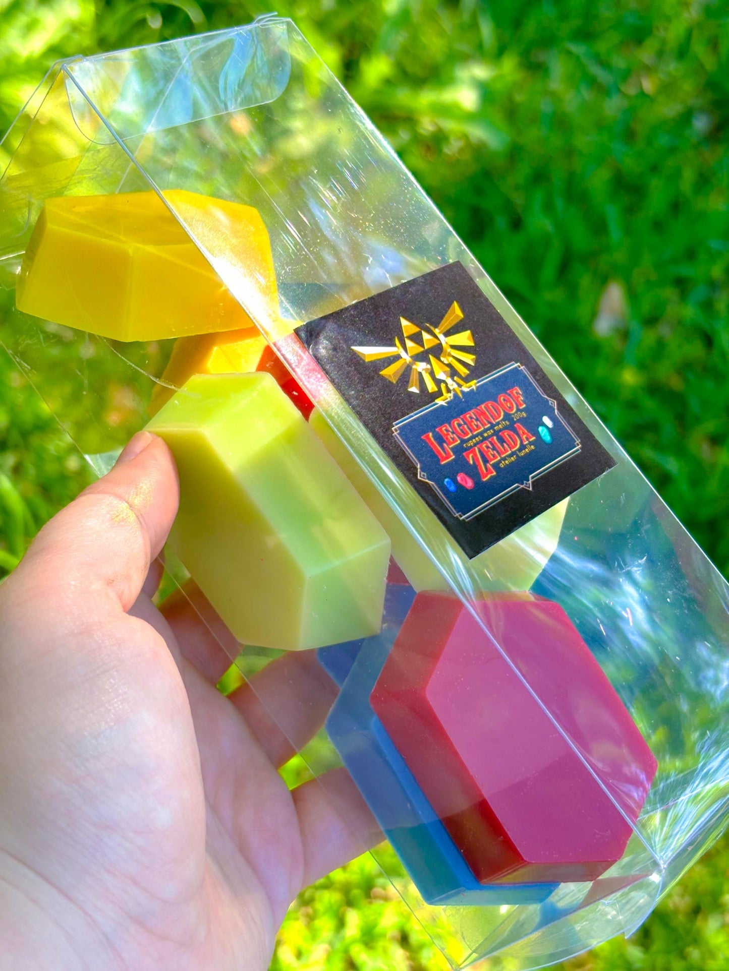 Zelda rupee wax melts