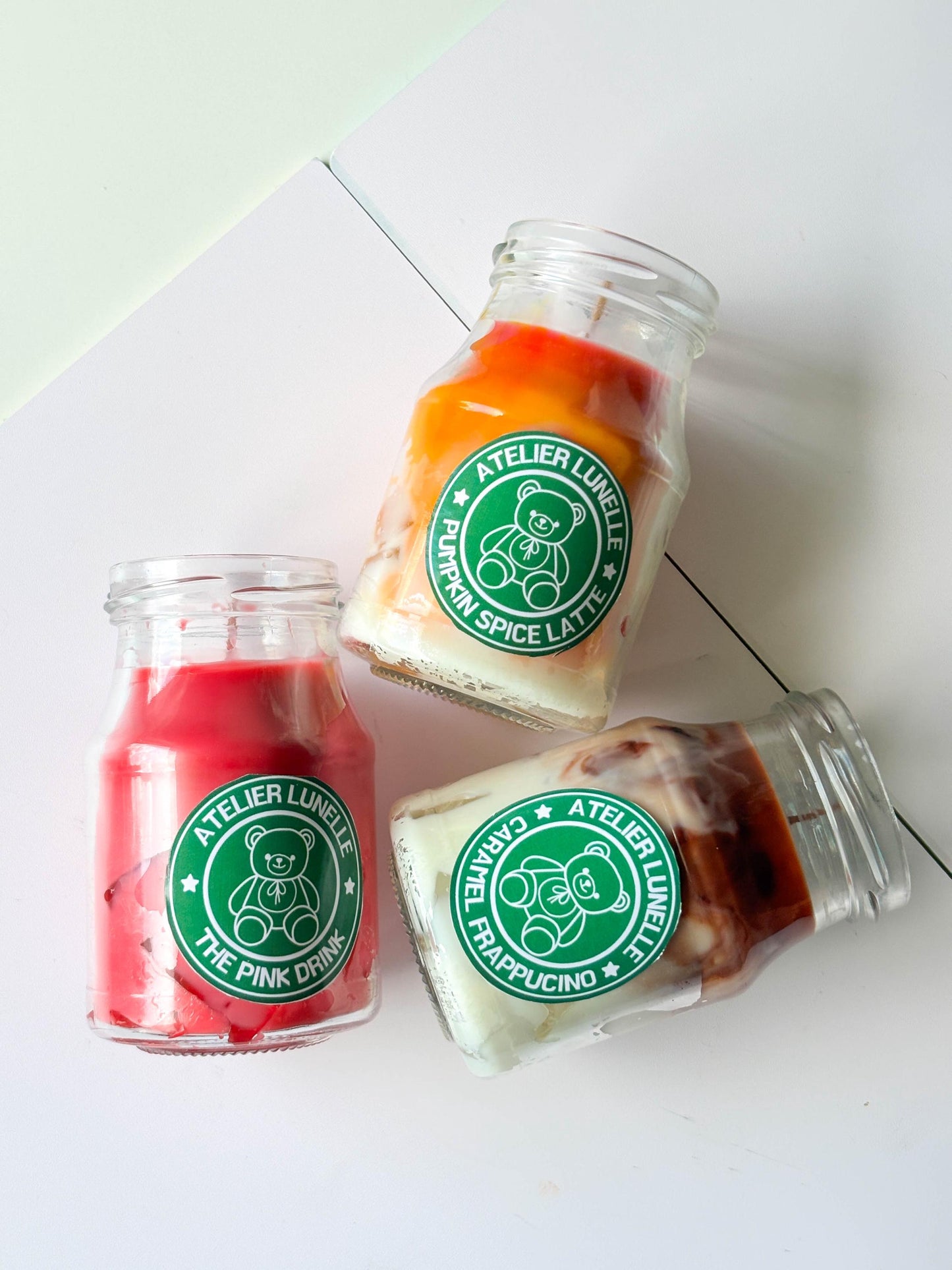 Starbucks drink candles