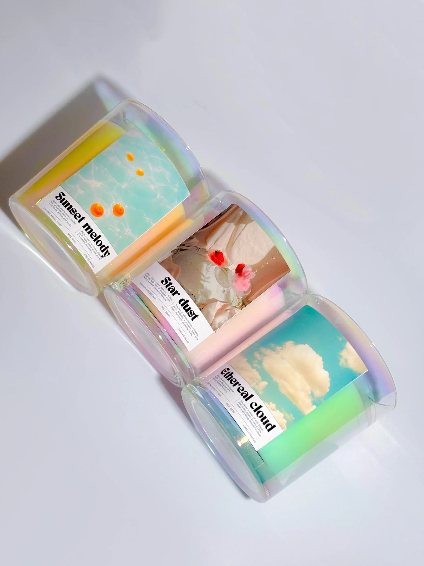 Retro aesthetic Y2K scented candles