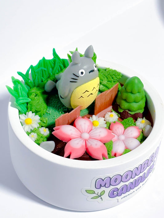 Kawaii totoro ghibli candle