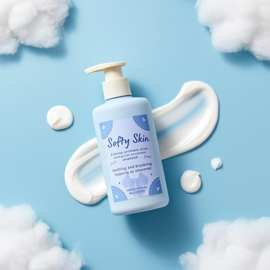 Unscented body lotion for sensitive skin
