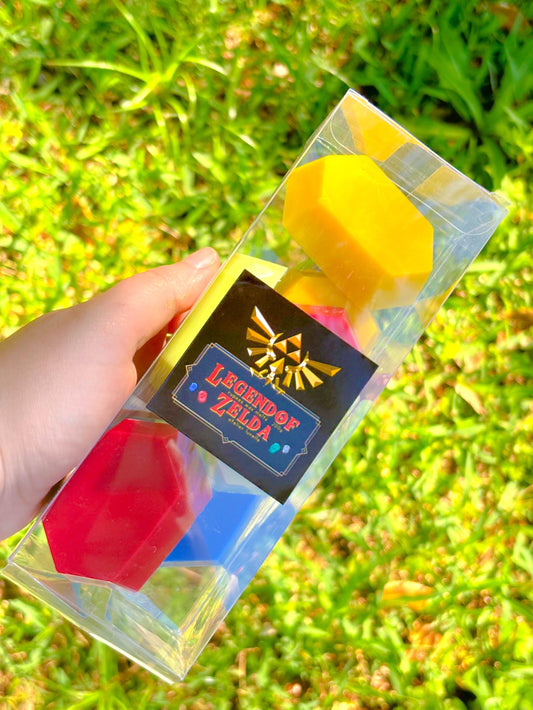 Zelda rupee wax melts