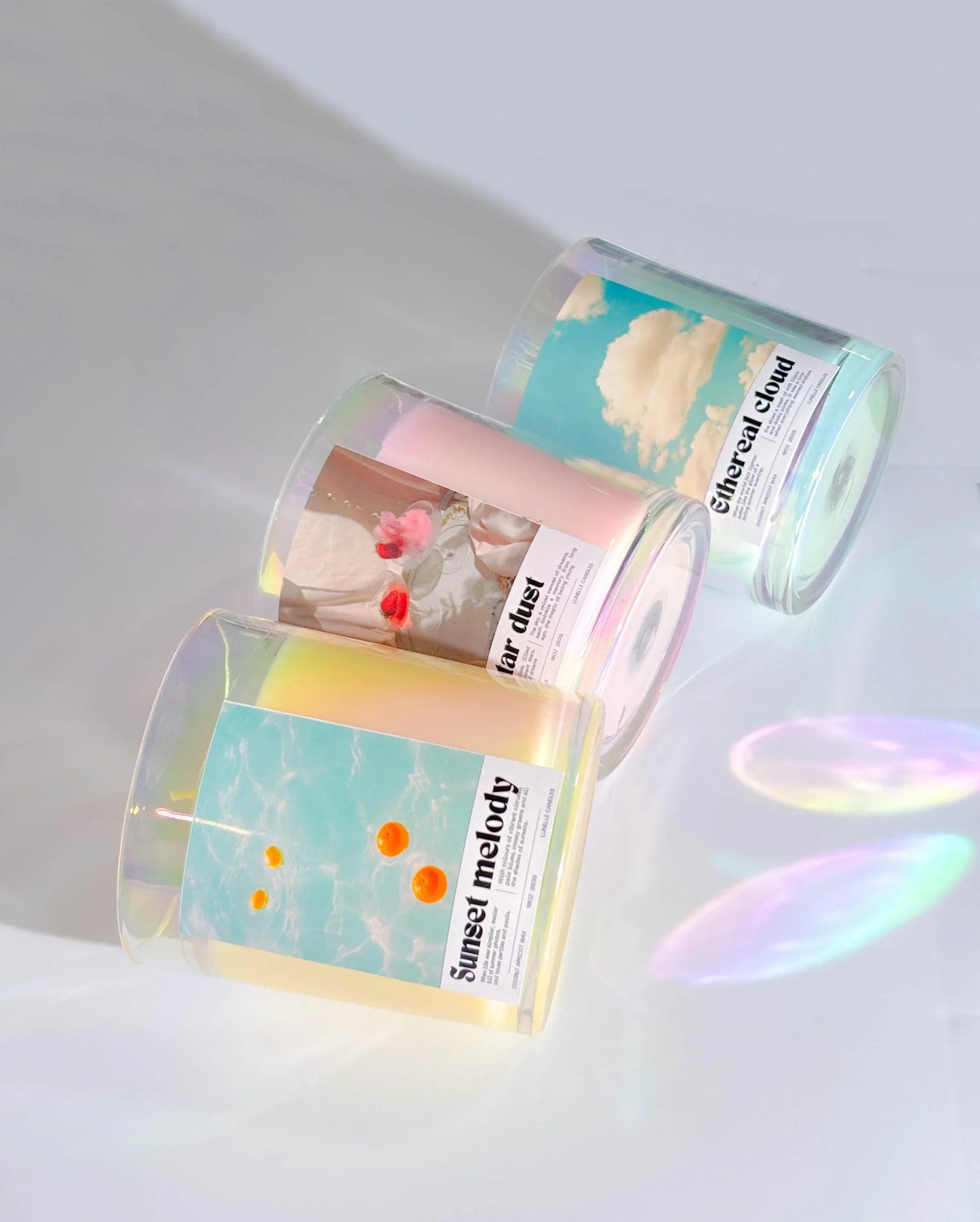 Retro aesthetic Y2K scented candles