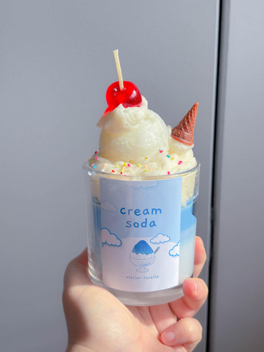 Delicious japanese cream soda candle