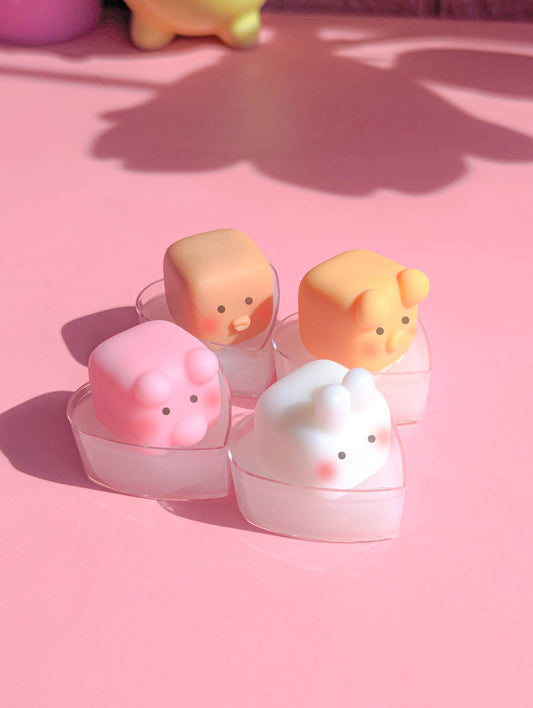 Cute cartoon animals tealights