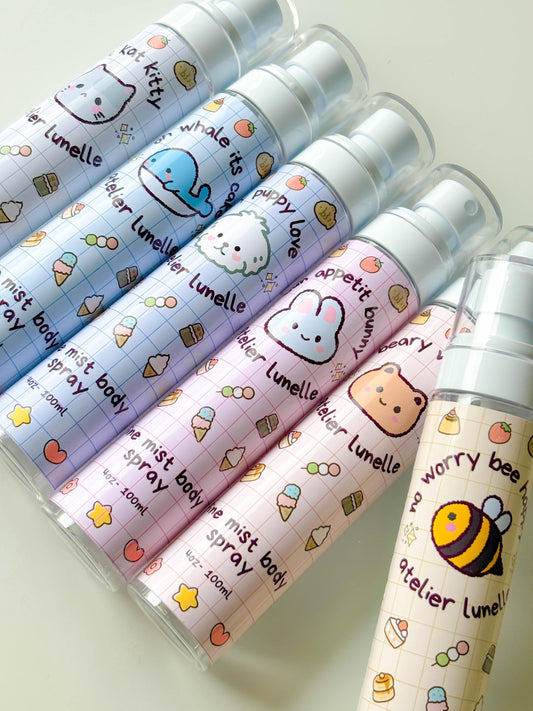 Super Cute Gourmand body mists