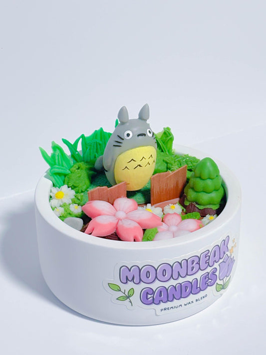 Kawaii totoro ghibli candle