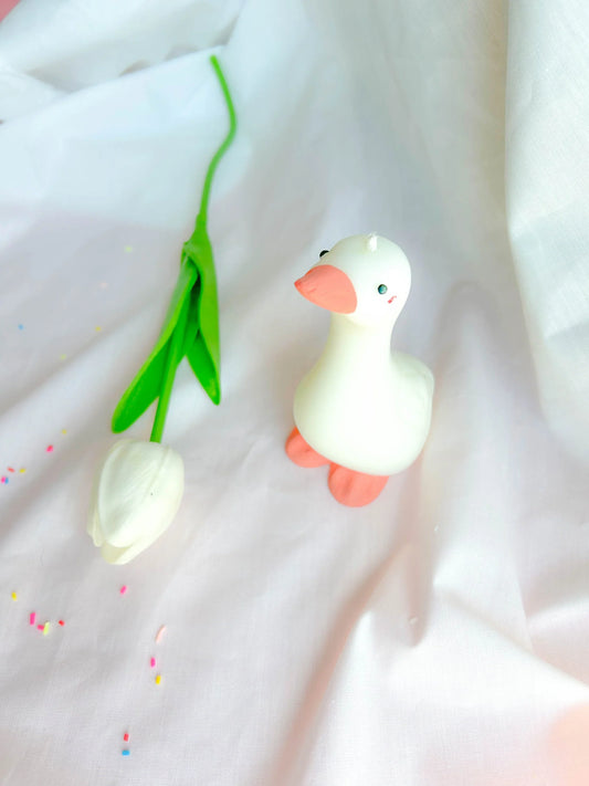 Cute duck candle