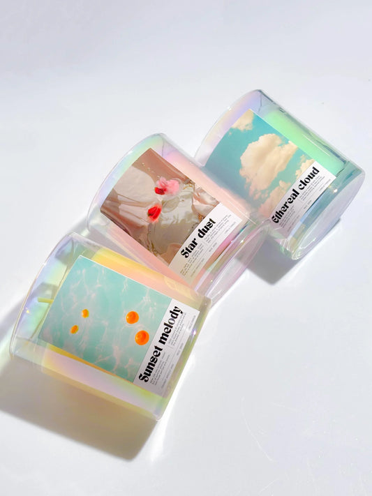 Retro aesthetic Y2K scented candles