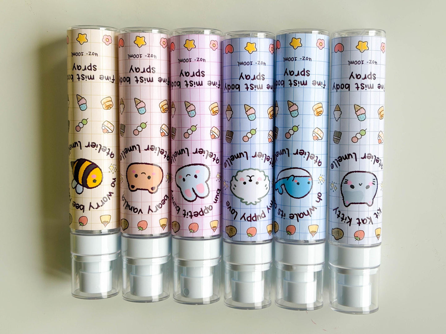 Super Cute Gourmand body mists
