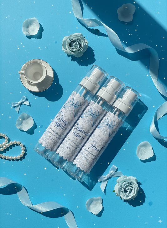 Cute coquette fresh and fruity dreamy body mists