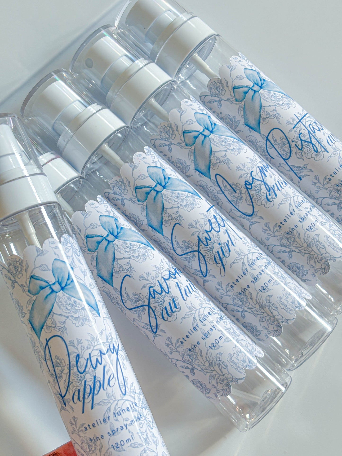 Cute coquette fresh and fruity dreamy body mists