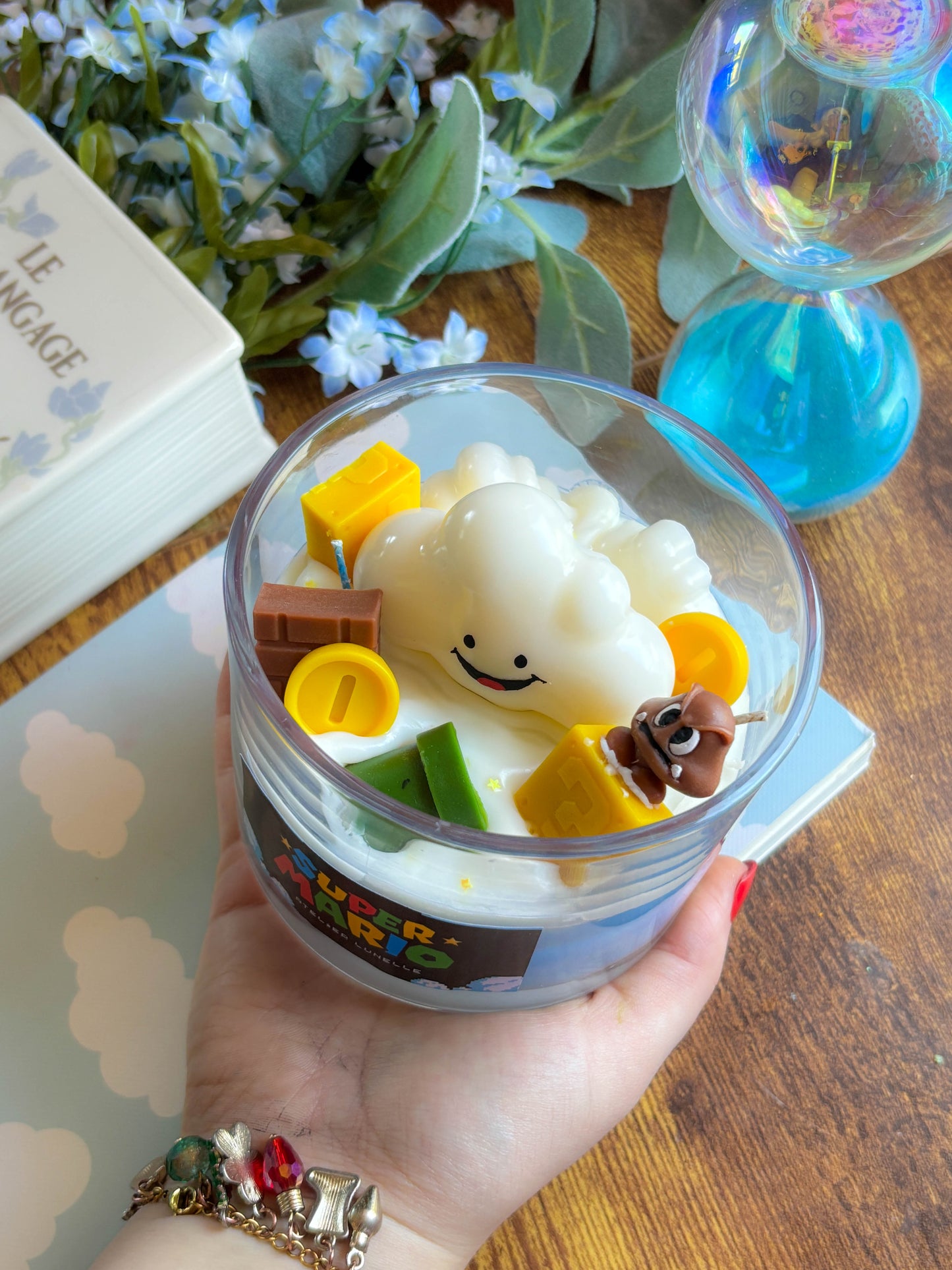 Super mario nerdy candle