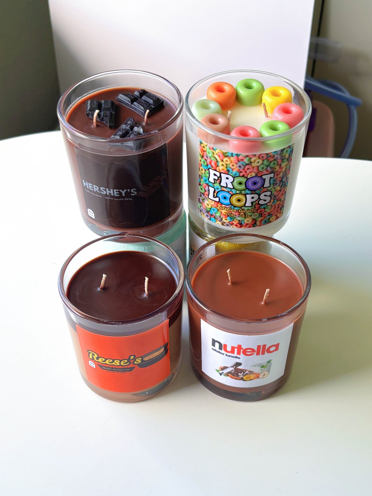 Nutella, Reese’s, Hershey’s & Froot Loops Candle Pack