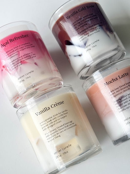 Starbucks drink candles