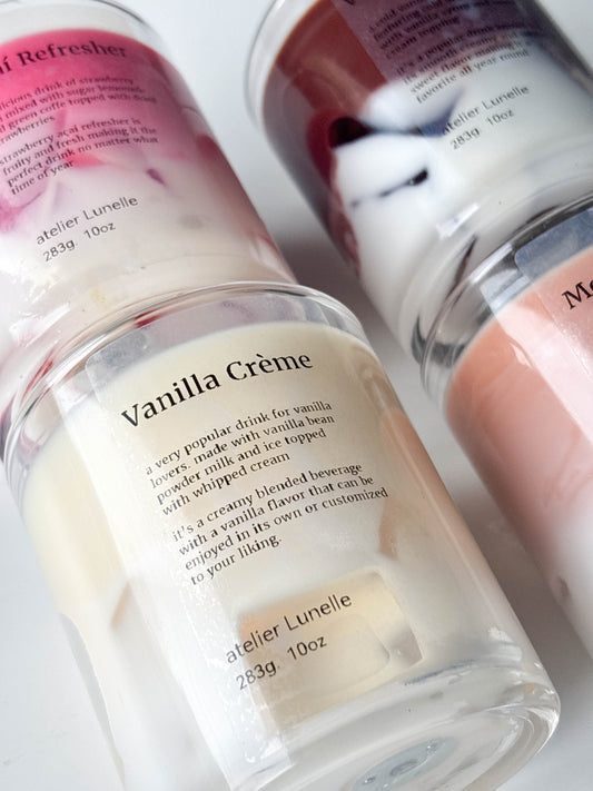 Starbucks drink candles
