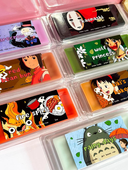Studio ghibli movies wax melts