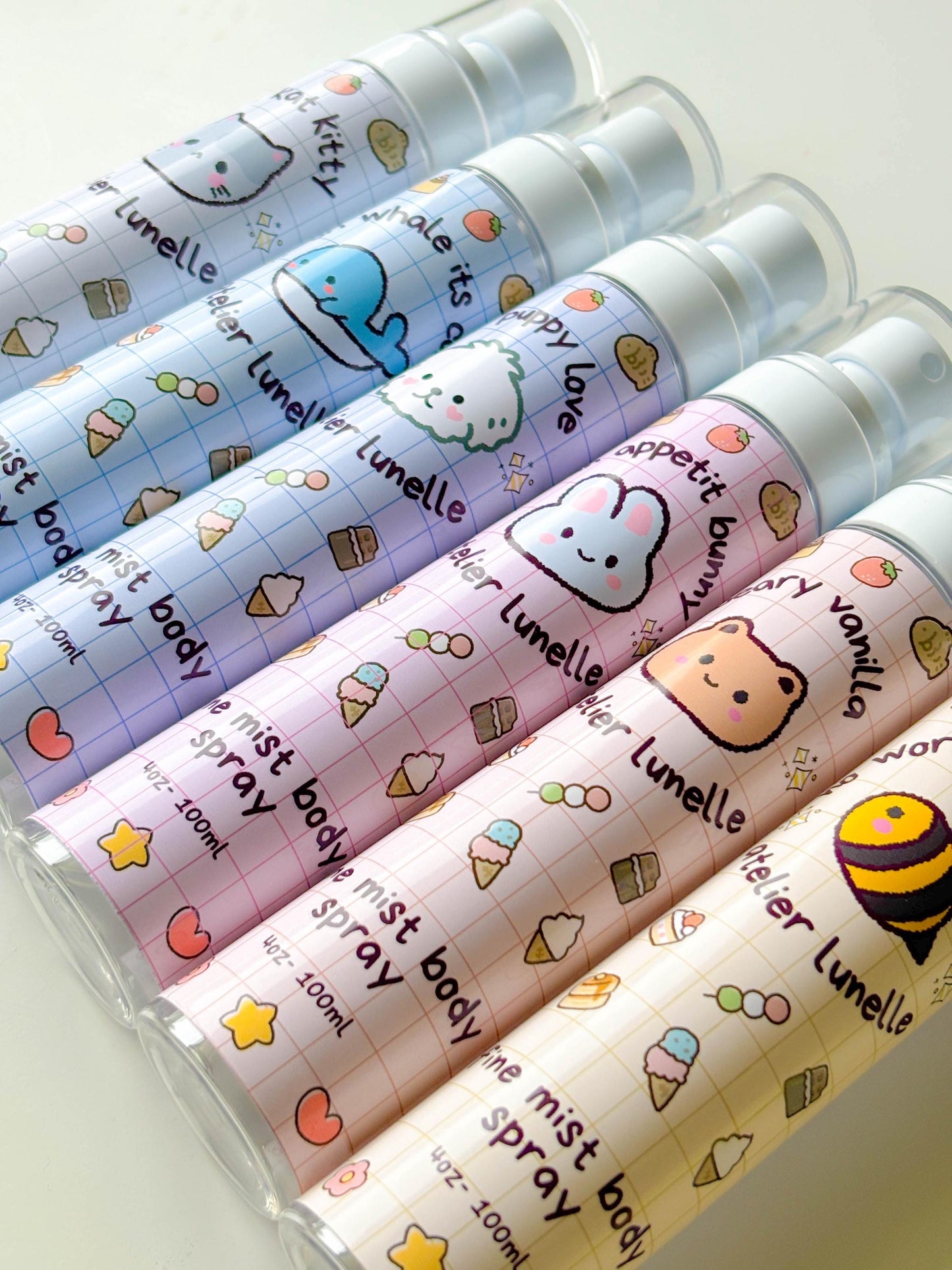 Super Cute Gourmand body mists