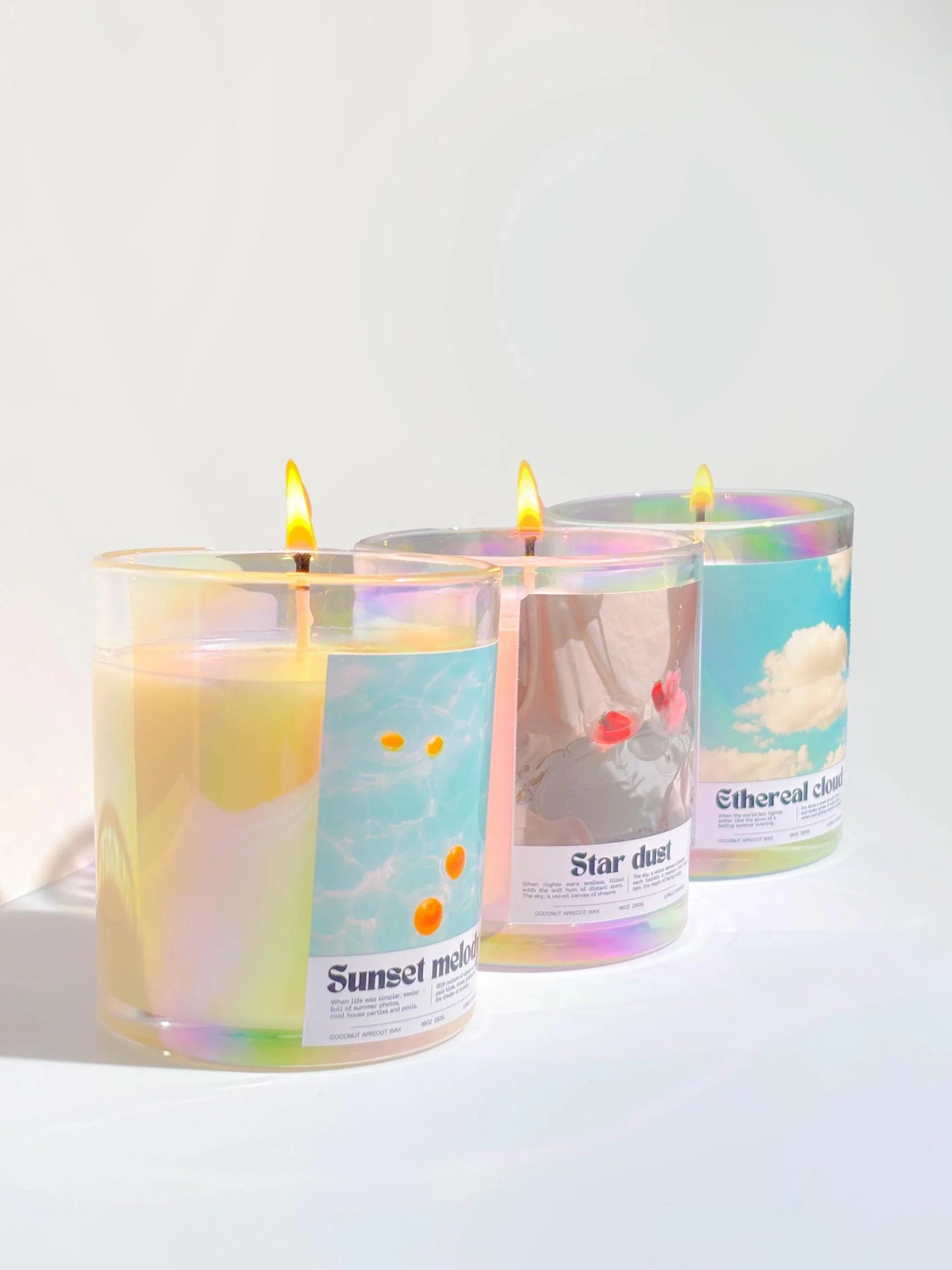 Retro aesthetic Y2K scented candles