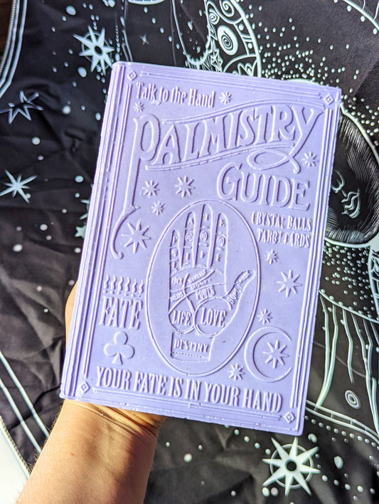 Halloween witchcraft book candle