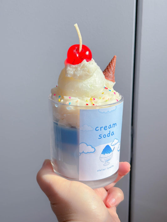 Delicious japanese cream soda candle