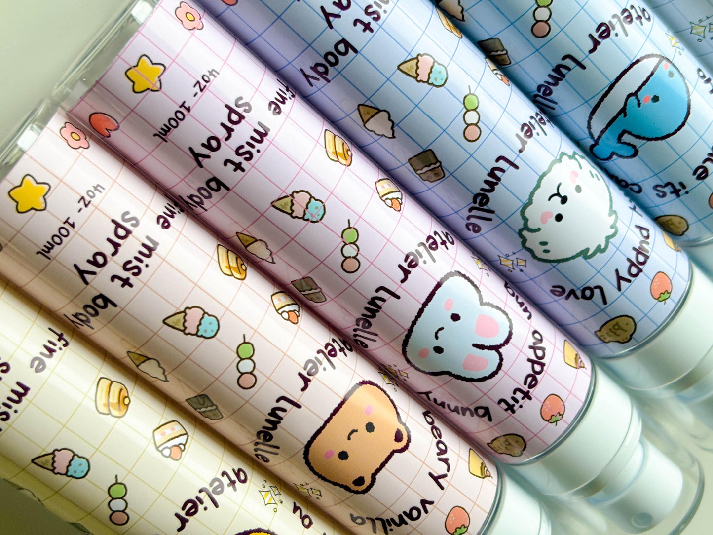 Super Cute Gourmand body mists