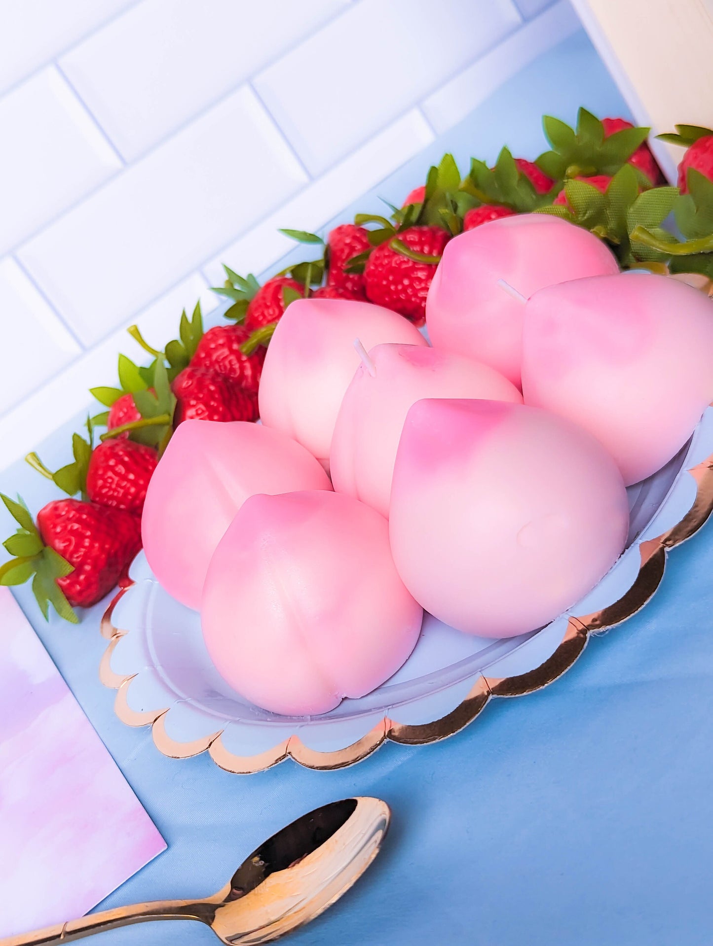 Cute fragrant peach wax melts