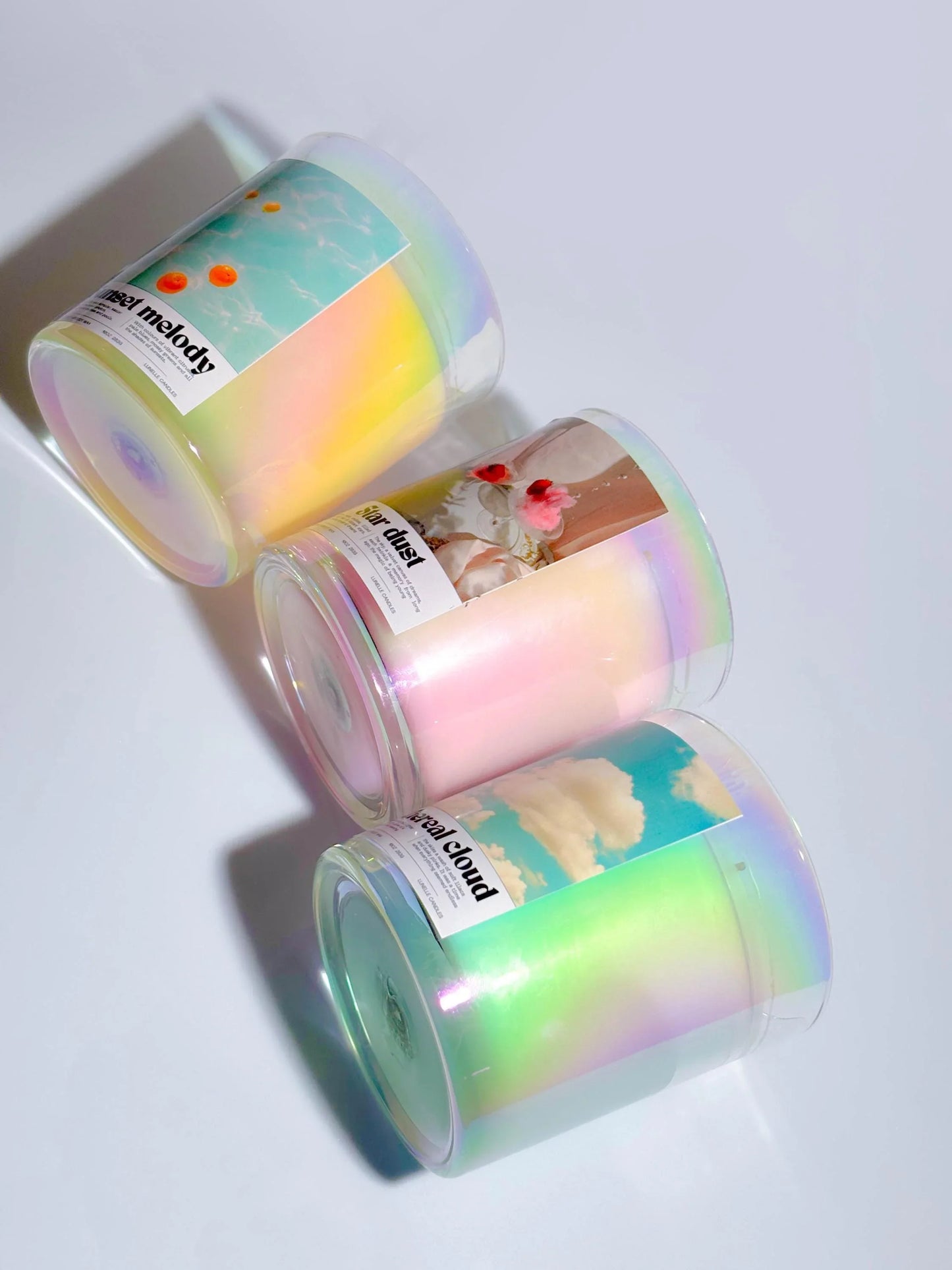 Retro aesthetic Y2K scented candles
