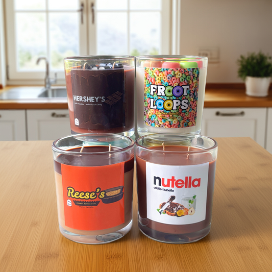 Nutella, Reese’s, Hershey’s & Froot Loops Candle Pack